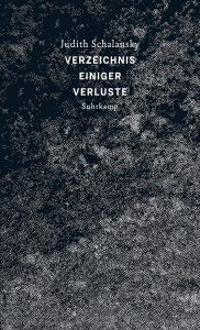 Judith Schalansky – Verzeichnis einiger Verluste (Buch-Cover, Suhrkamp Verlag)